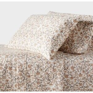 Twin/Twin XL 400 Thread Count Performance Sheet Set Cool Floral - Threshold NEW